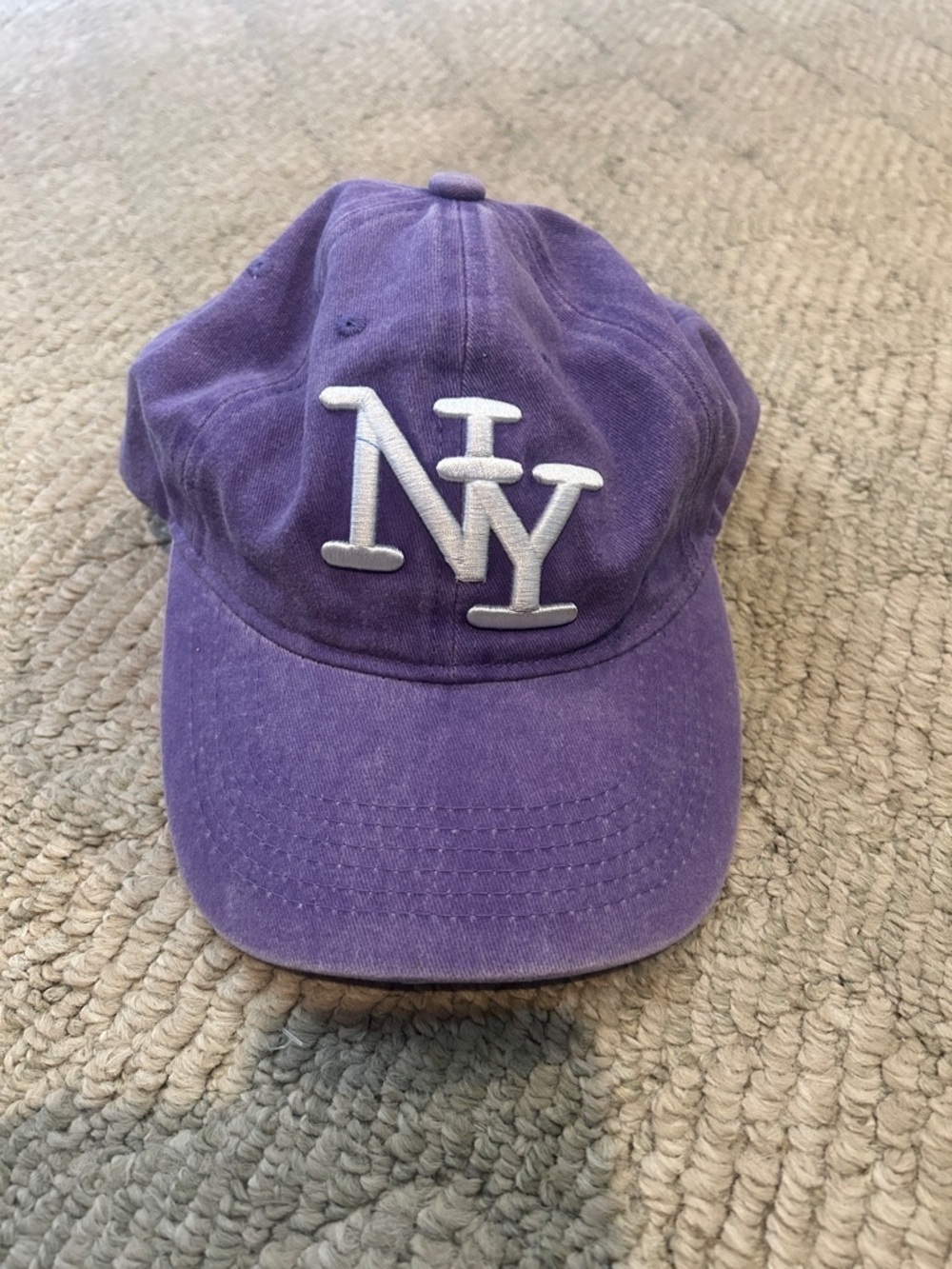 Purple NY Logo Baseball Cap - Unbranded